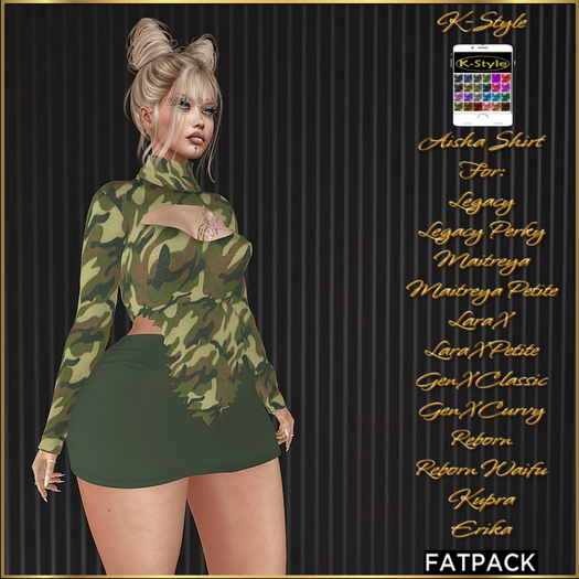 [K-Style] AISHA SHIRT - FATPACK #5