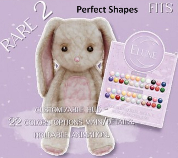 2. Elune. Bunny Plush - RARE
