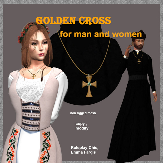 RP-Chic Golden Cross