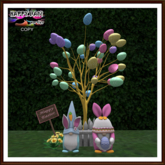 Easter - Easter Egg Tree and Gnome Bunnies