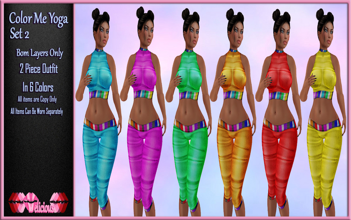 Velicious - Color Me Yoga Set 2