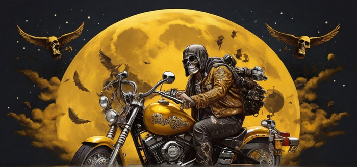 Motorcycle Rider Poster