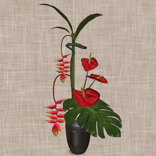 Song's Anthurium and Heliconia