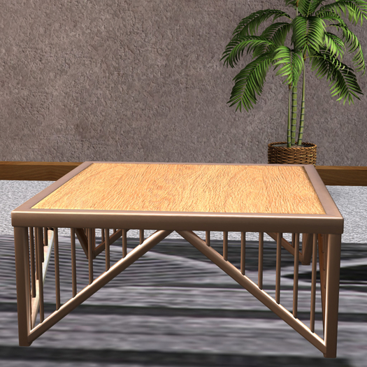 [HC] Metal Coffee Table - Greige