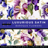 Made by Porter - Luxurious Satin Baroque Flowers