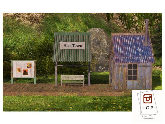 LOP Old Station Backdrop
