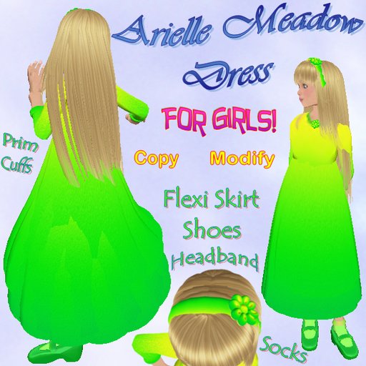 *Timeless Child* Arielle Meadow Dress