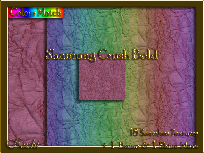 Shantung Crush Bold Seamless Texture Pack