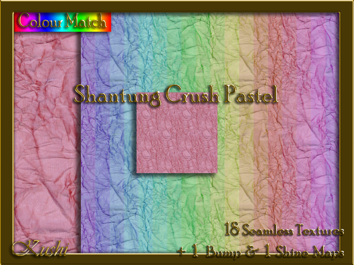 Shantung Crush Pastel Seamless Texture Pack