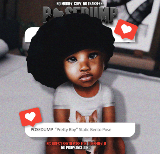 [POSEDUMP] "Pretty Bby" Static Bento Pose