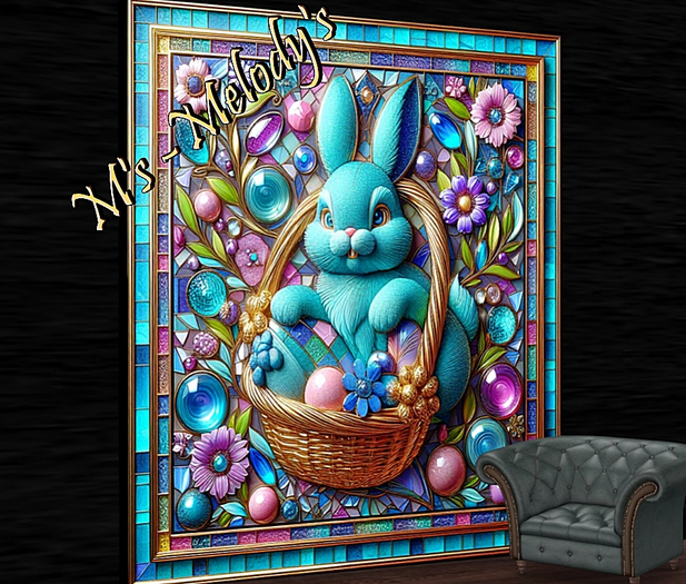 M's - Mosaic - Picture - Easter - "Buni"