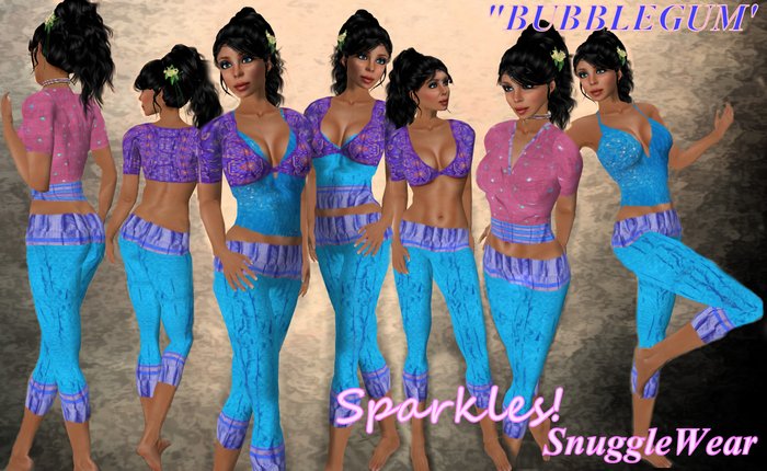 SPARKLES! SnuggleWear : BUBBLEGUM