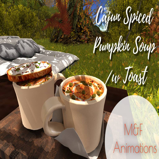 [S.S] Cajun Pumpkin Soup w/ Toast