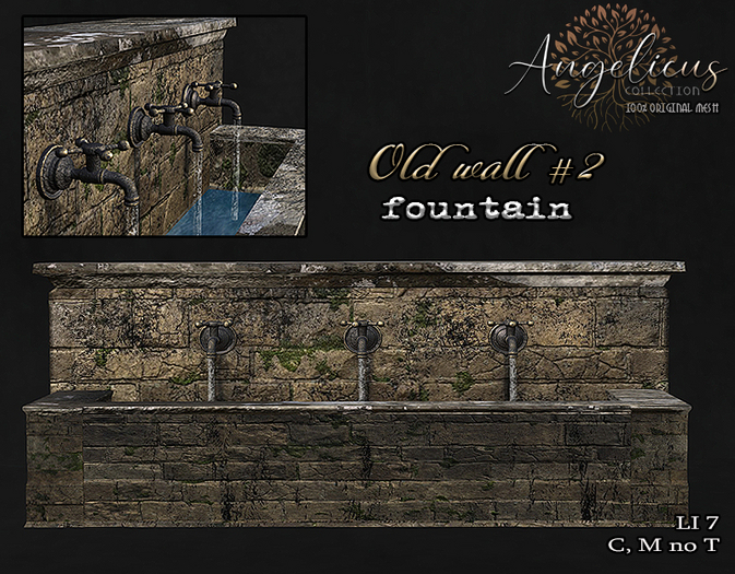 .AngelicUs. Old wall fountain #2 