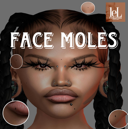 Face Moles- Lelutka