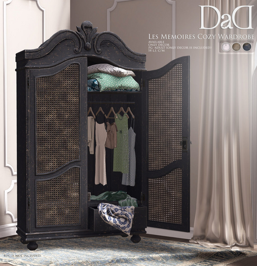 DaD - Les Memoires Cozy Wardrobe - Only decor v.1.0  (wear me)