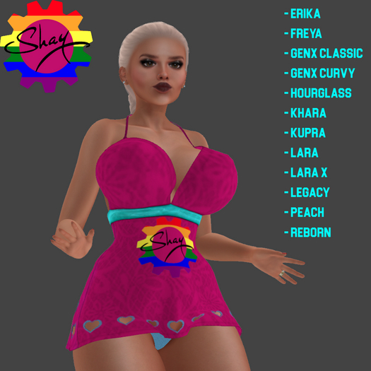 Shay-Gear Logo Hearts Dress
