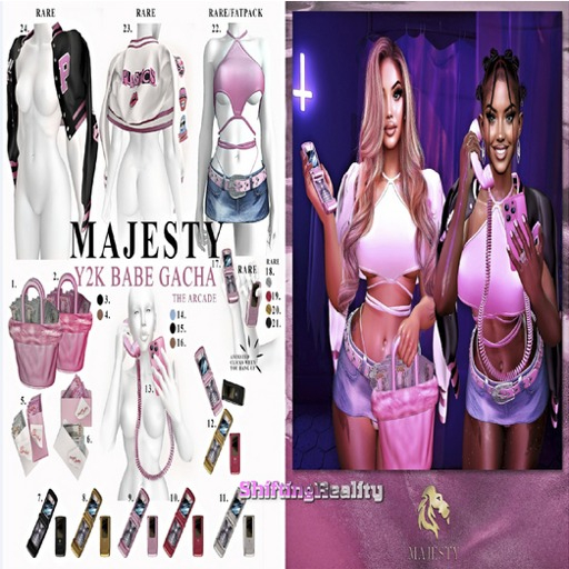 22. MAJESTY - Paris Outfit FATPACK RARE