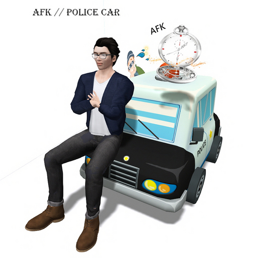 2 AFK police car (attached) Box/ market