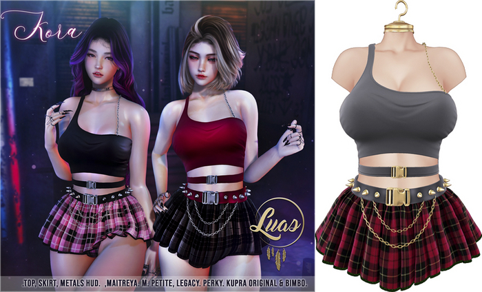 Luas Kora Red & Grey