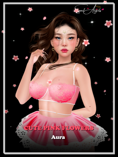 [SweetAngels] - Cute Pink Flowers