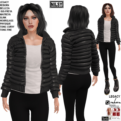 BLACK PUFFER&LEGGINGS
