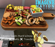 Imagine Snacks Board Nuts & Cheeses