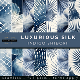 Made by Porter - Luxurious Indigo Shibori on Silk