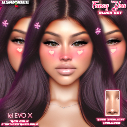 *KSAVAGEE*  Fancy You Blush Set Evo X 