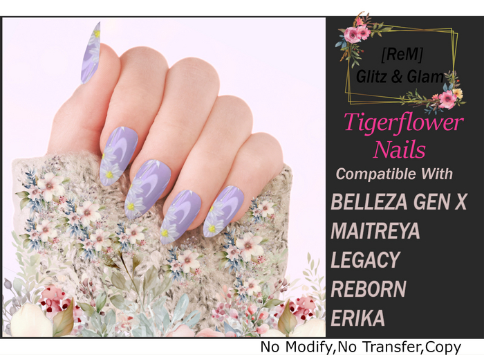 [ReM] Tigerflower Nails