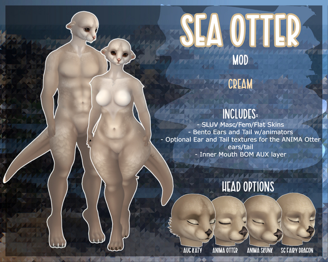 [FH] Sea Otter Mod - Cream
