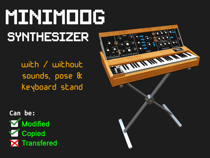 Minimoog Synthesizer Set