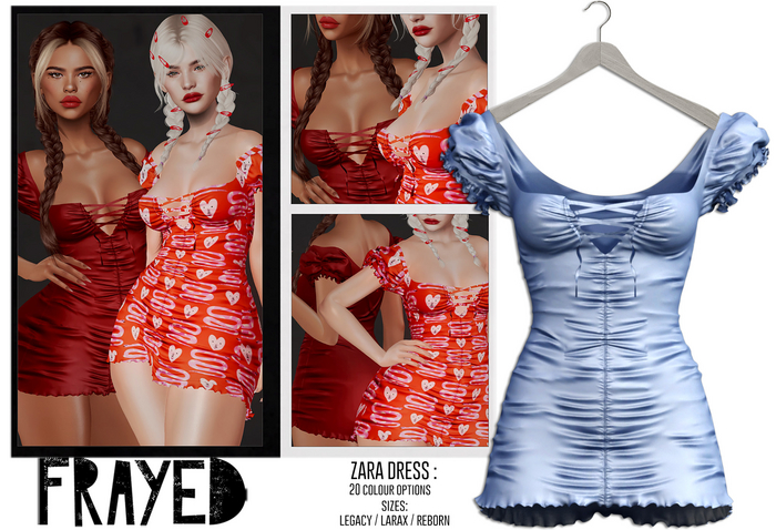 Frayed - Zara Dress - Blue