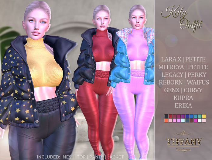 ::TD:: Keily Outfit {Mesh} + Lara X