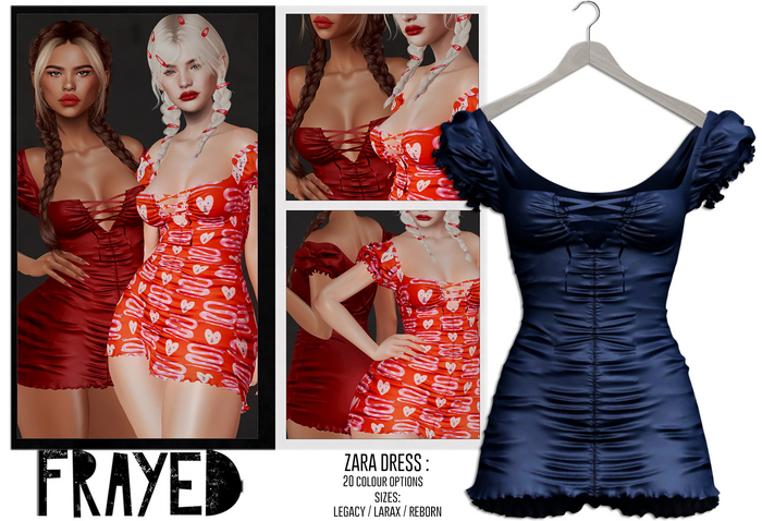 Frayed - Zara Dress - Ink