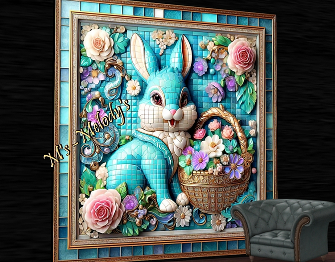 M's - Mosaic - Picture - Easter - "Cloud"