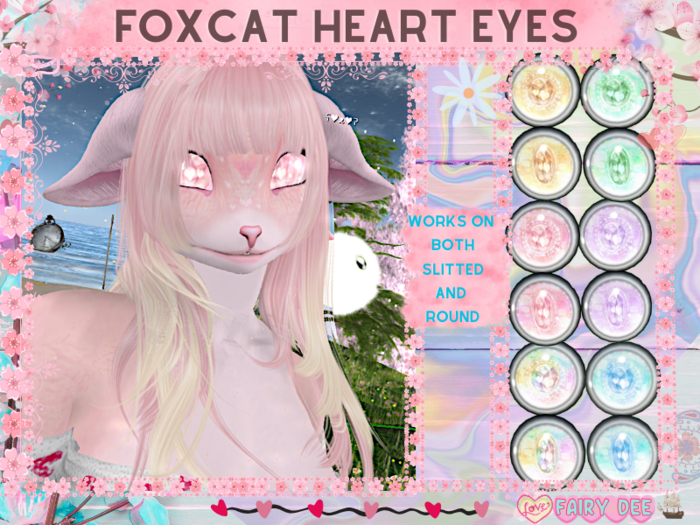 [FairyDee] - FoxCat Valentines Eyes