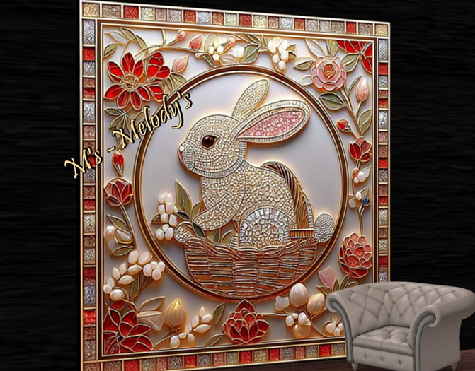 M's - Mosaic - Picture - Easter - "Muffinek" 