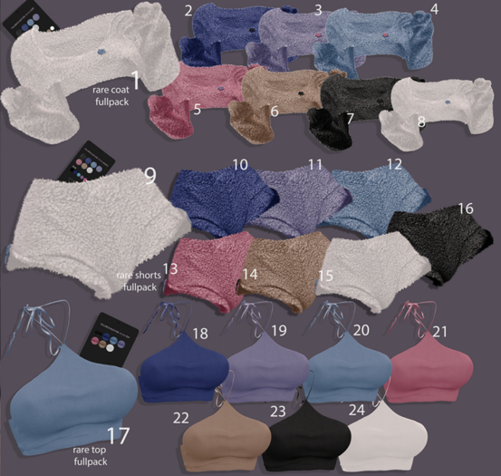 flex - Mona RARES SET Ebody Reborn