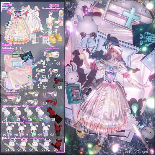 FenDuDu_Lovely Hospital Complete Set w/ Rares
