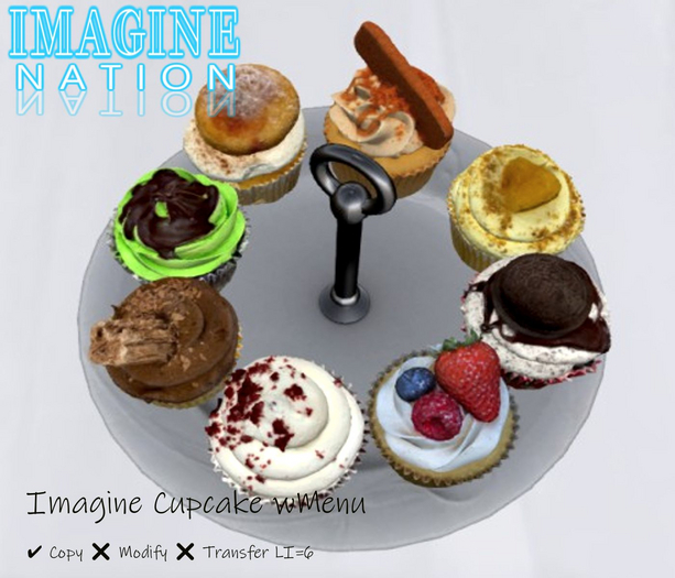 Imagine Cupcakes Plate