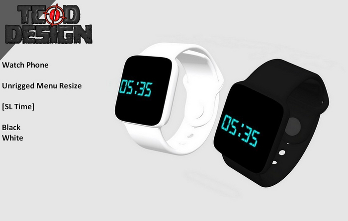 Watch Phone [SL Time] Black & White [ADD ME]...