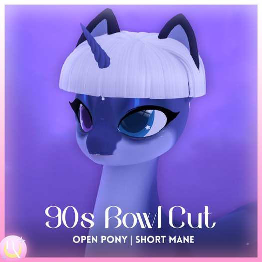 . NX . 90s Bowl Cut