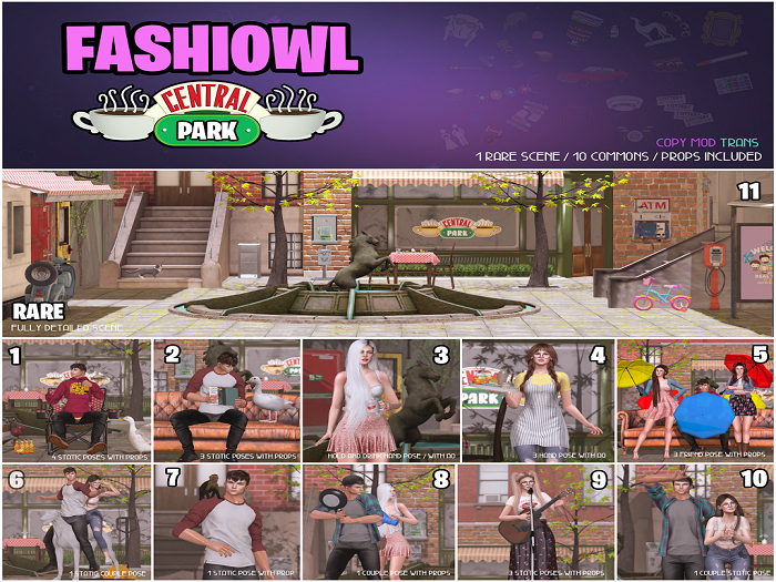 11. Fashiowl - Central Park - RARE