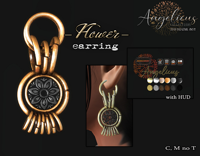 .AngelicUs. -Flower- simple earrings 