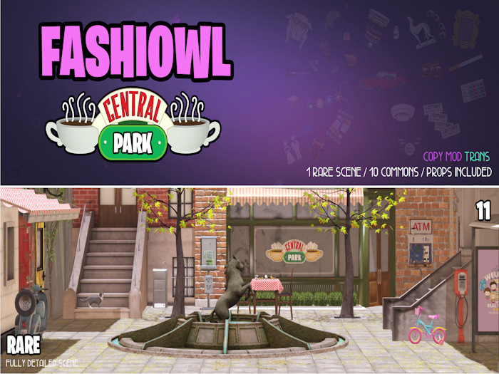 11. Fashiowl - Central Park - RARE