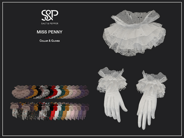 S&P Miss Penny collar & gloves Reborn
