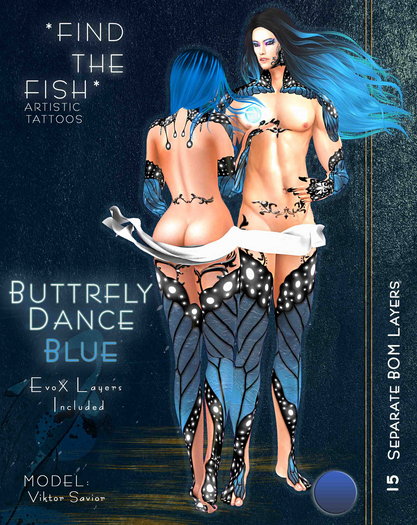 *Find the Fish* - Butterfly Dance - Blue