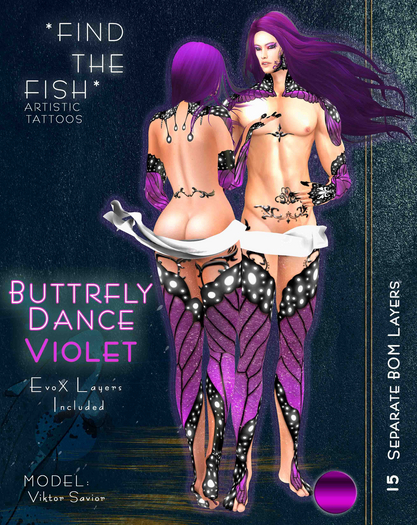 *Find the Fish* - Butterfly Dance - Violet