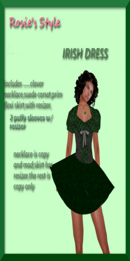 RS*Irish Dress
